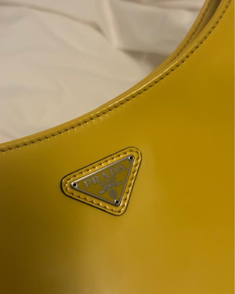 Prada Cleo Bag in Yellow - Image 5