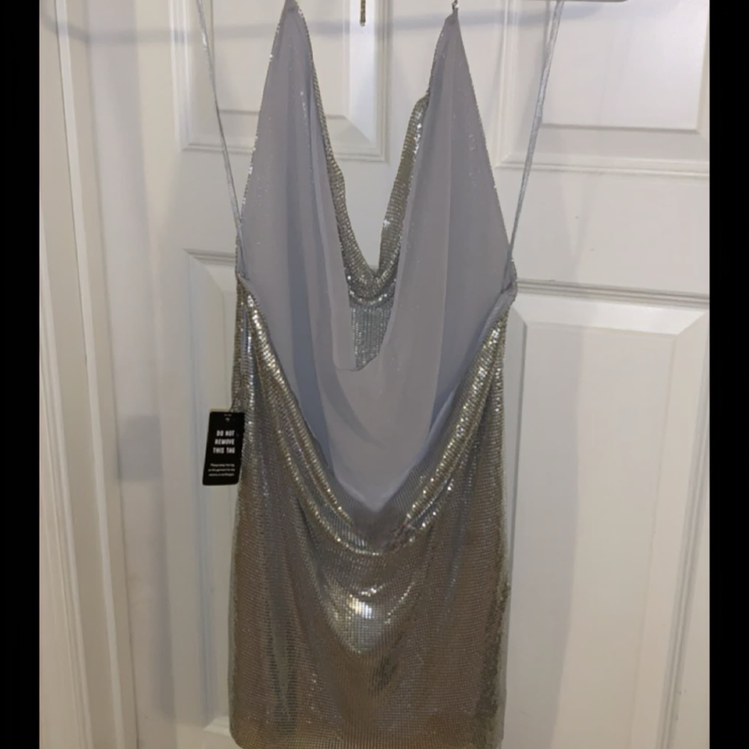 Silver Chain Dress - Image 3