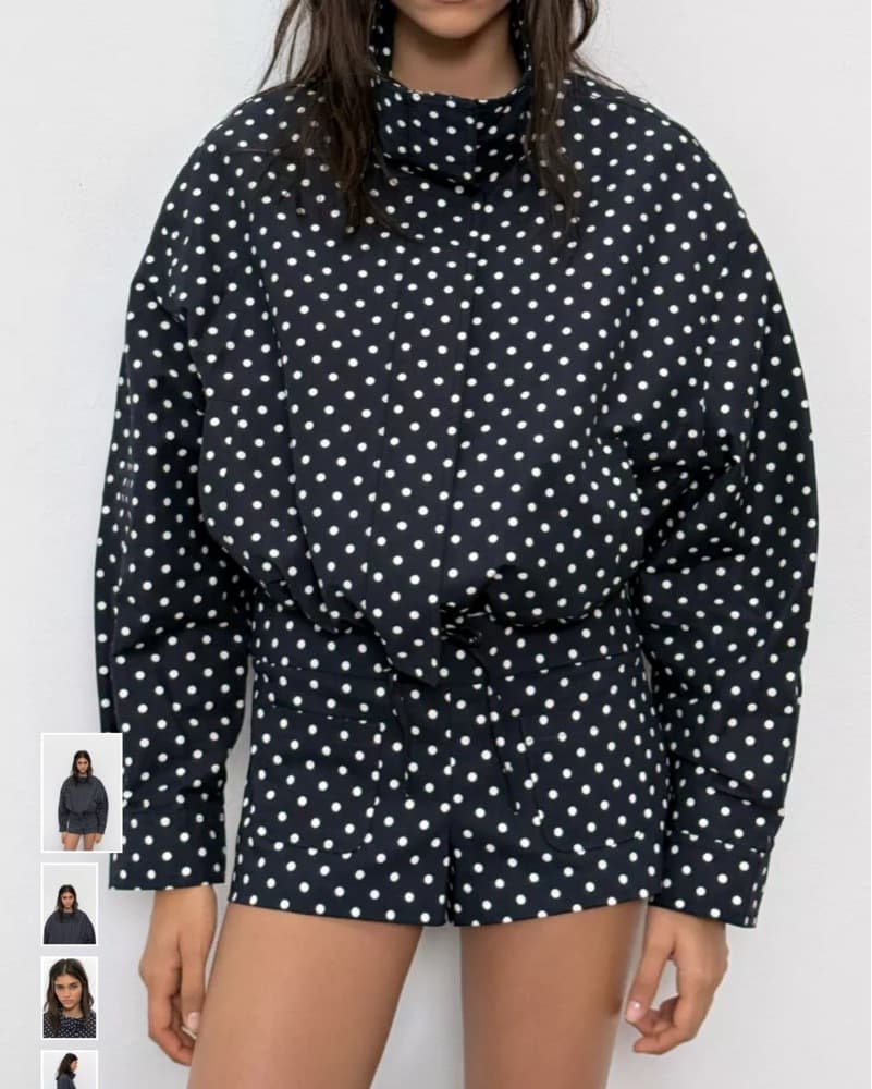 Navy Polka Dot Set - Image 2