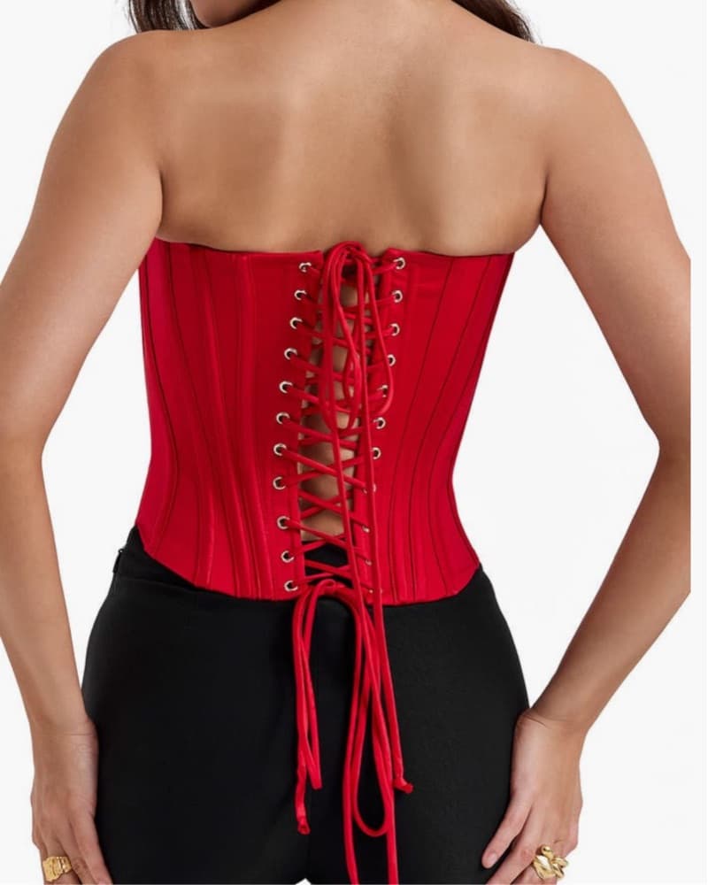 House Of CB Satin Corset Top - Image 2