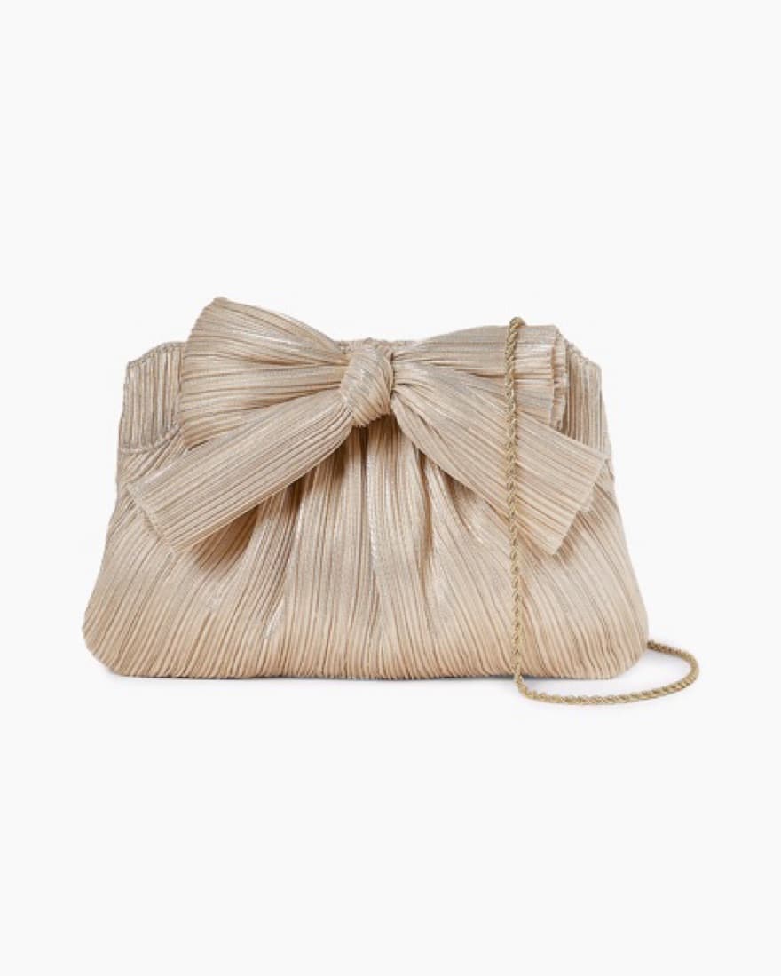 Loeffler Randall Rayne Platinum Bow Bag - Image 1