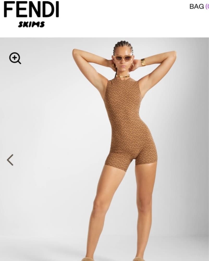 FENDI X SKIMS Sleeveless Bodysuit Cali - Image 1