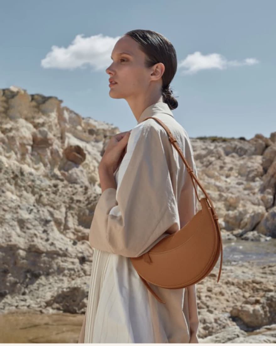 Polene Brown Shoulder Bag - Image 1
