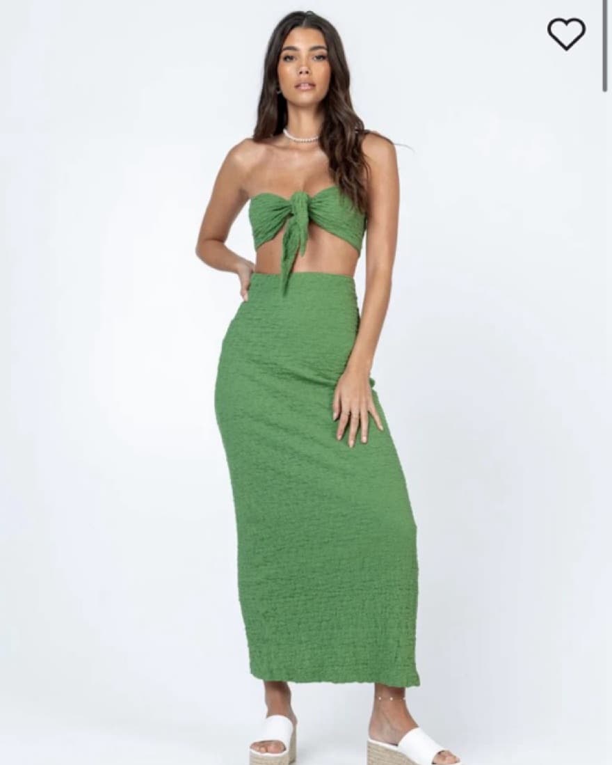 Princess Polly Green Skirt Set - Image 4
