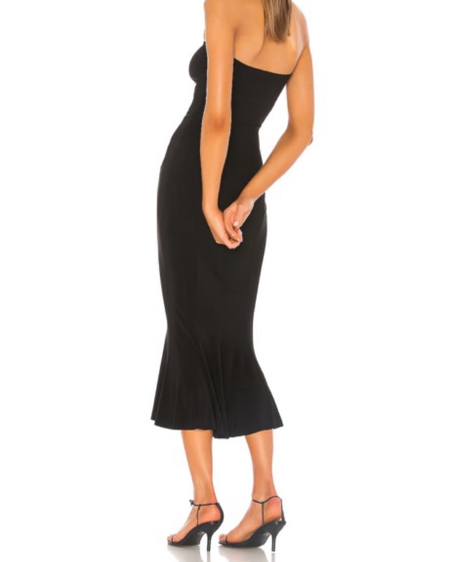 Norma Kamali Strapless Fishtail Dress - Image 2