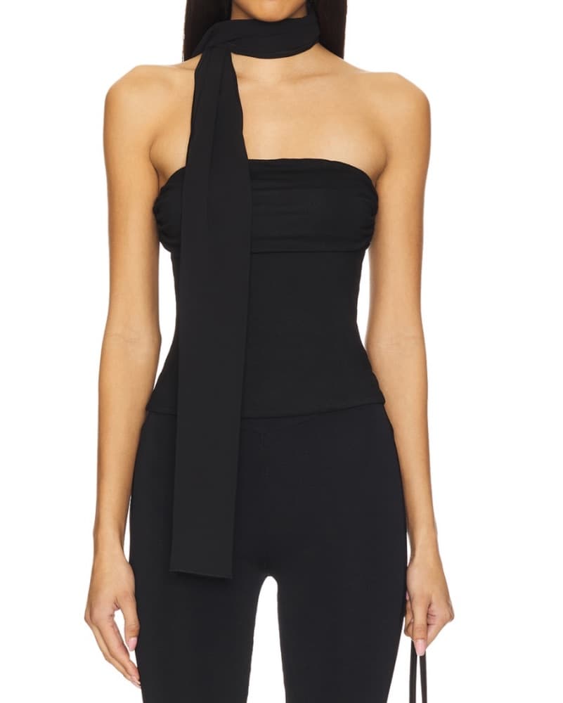Strapless Top W/ Scarf - Image 1