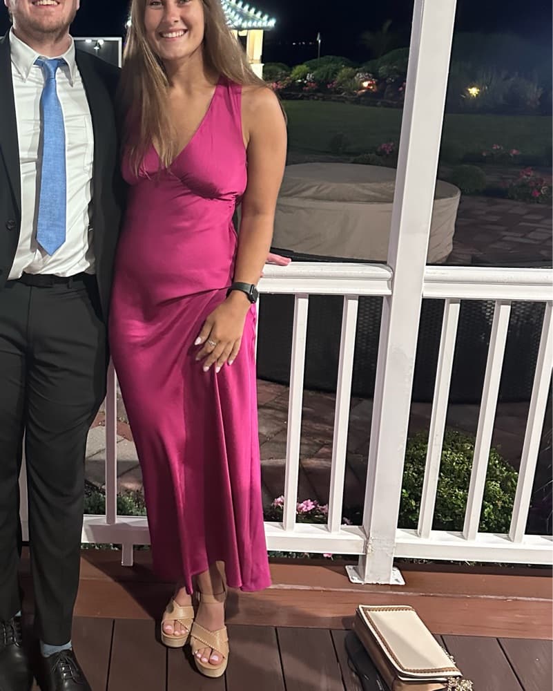 Abercombie Pink Maxi Dress - Image 4