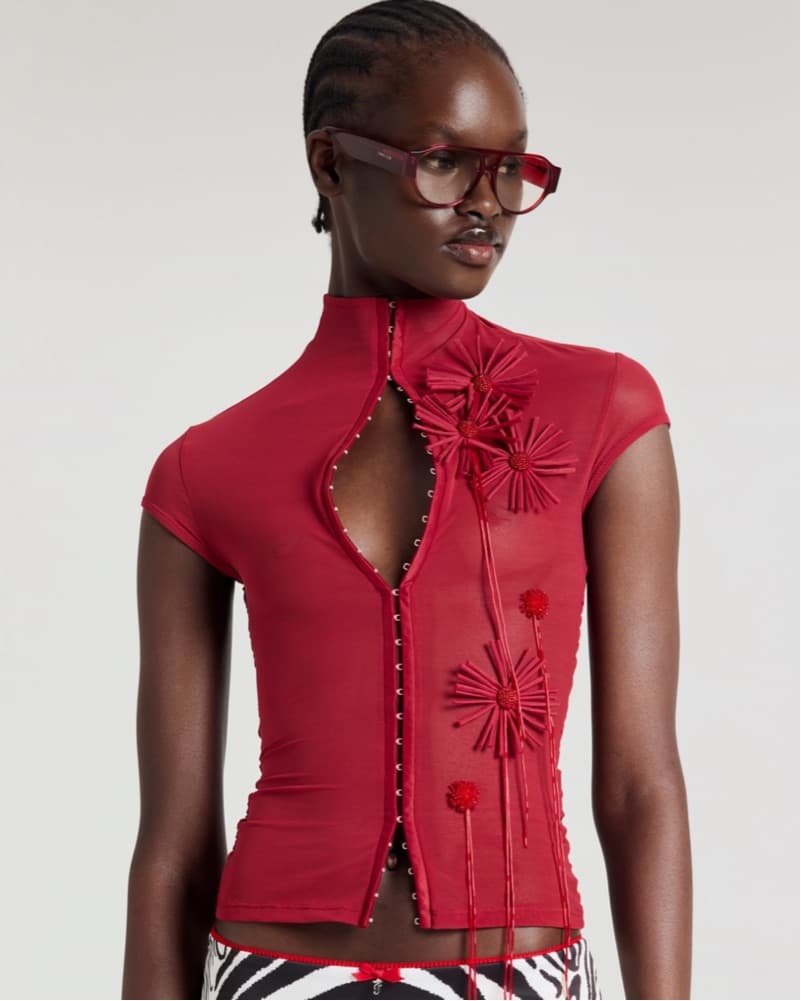 Fanci Club Botany Mesh Top Small - Image 2