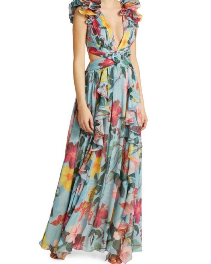 PATBO Flutter Sleeve Maxi Dress  - Image 1