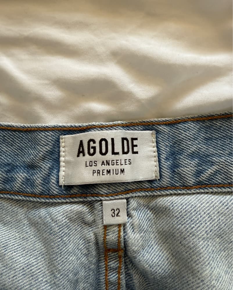Distressed Agolde Shorts - Image 1