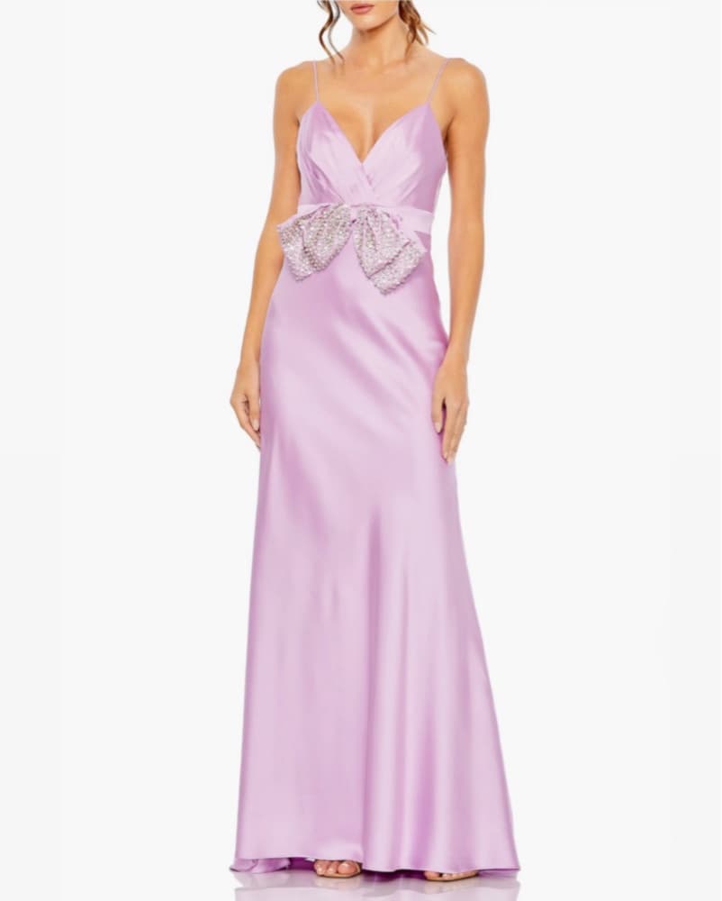 lilac long gown  - Image 1