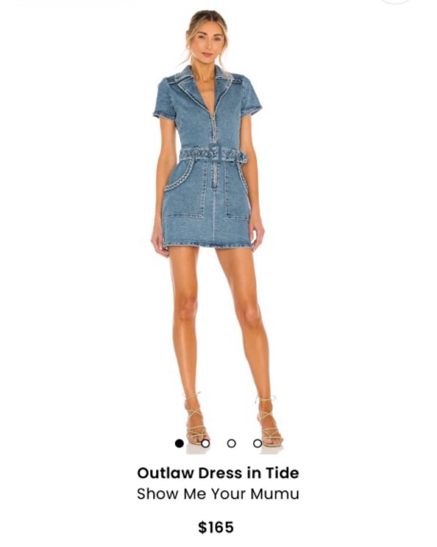 Show me your Mumu Denim Outlaw Dress - Image 1