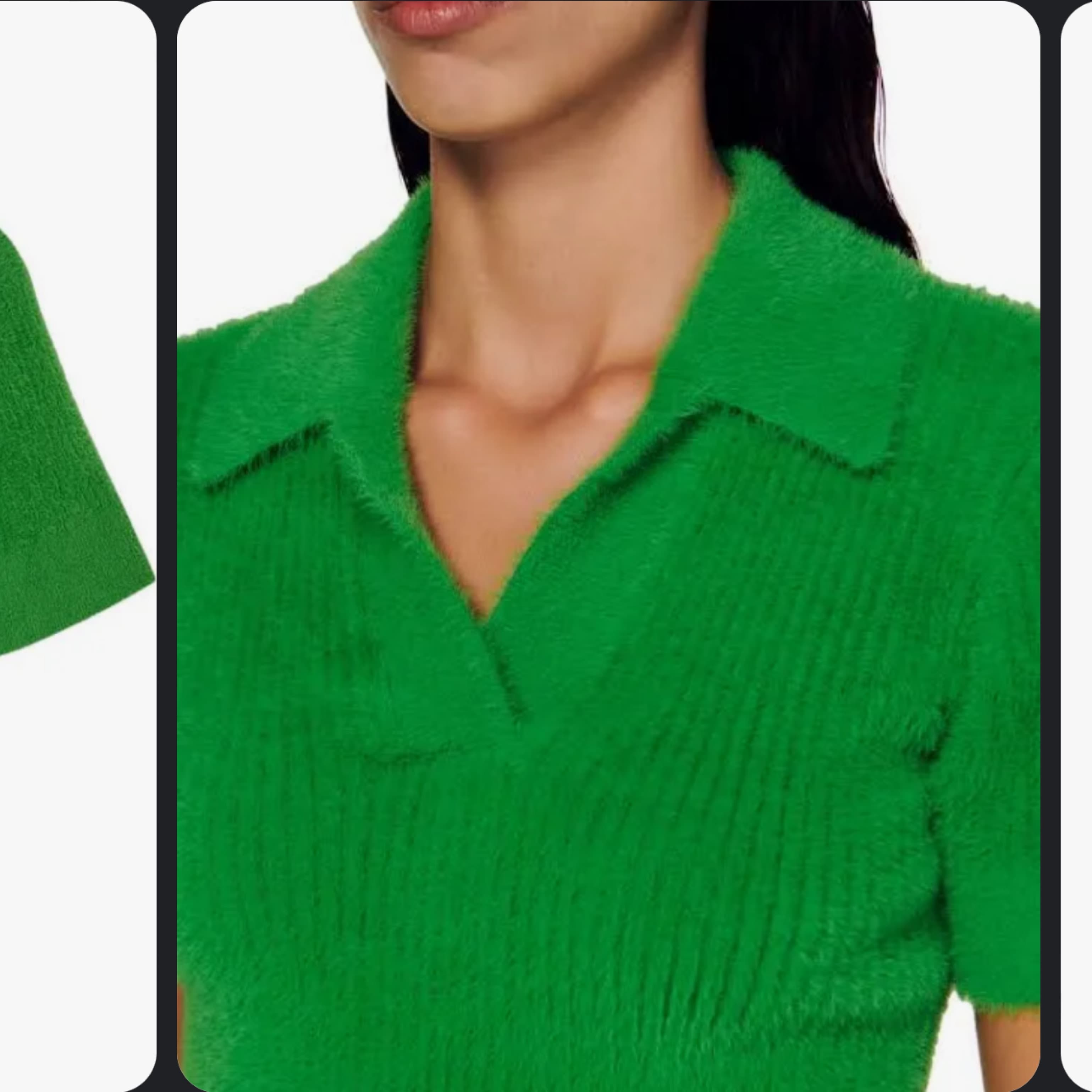 Sandro Meir Rib Short Sleeve Sweater - Image 1