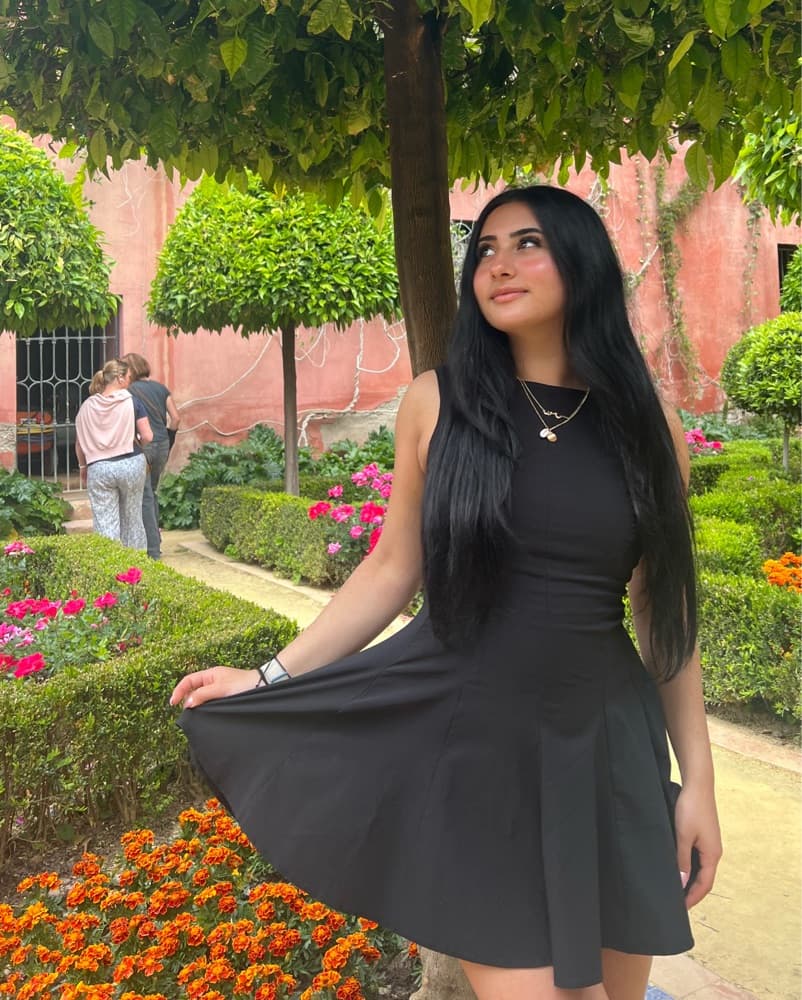 Bershka Black Midi Dress - Image 1