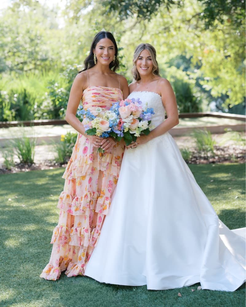 Amur Mallory Floral Ruched Tiered Maxi Dress - Image 4