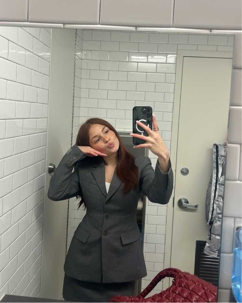 Aritzia Babaton Charcoal Grey Blazer - Image 1