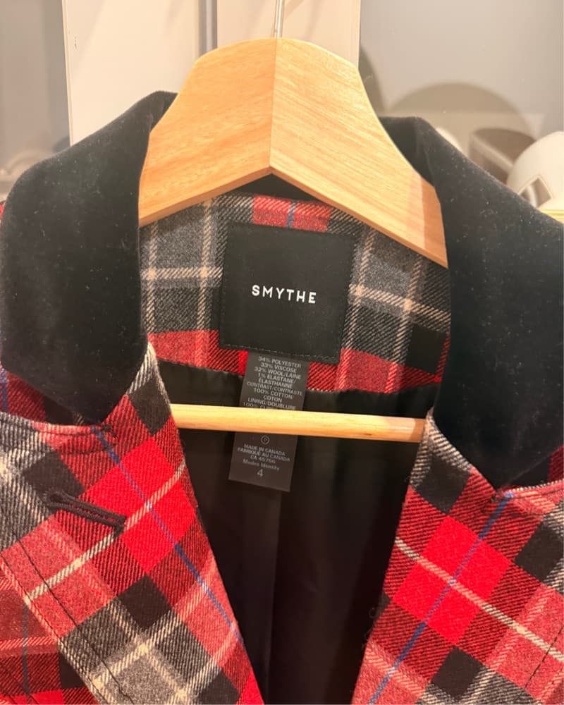 Smythe Blazer with Puff Sleeves - Image 4