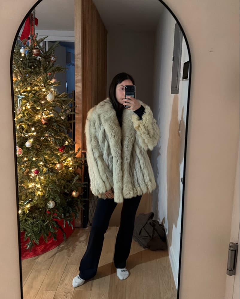 Vintage Fox Fur Coat - Image 1