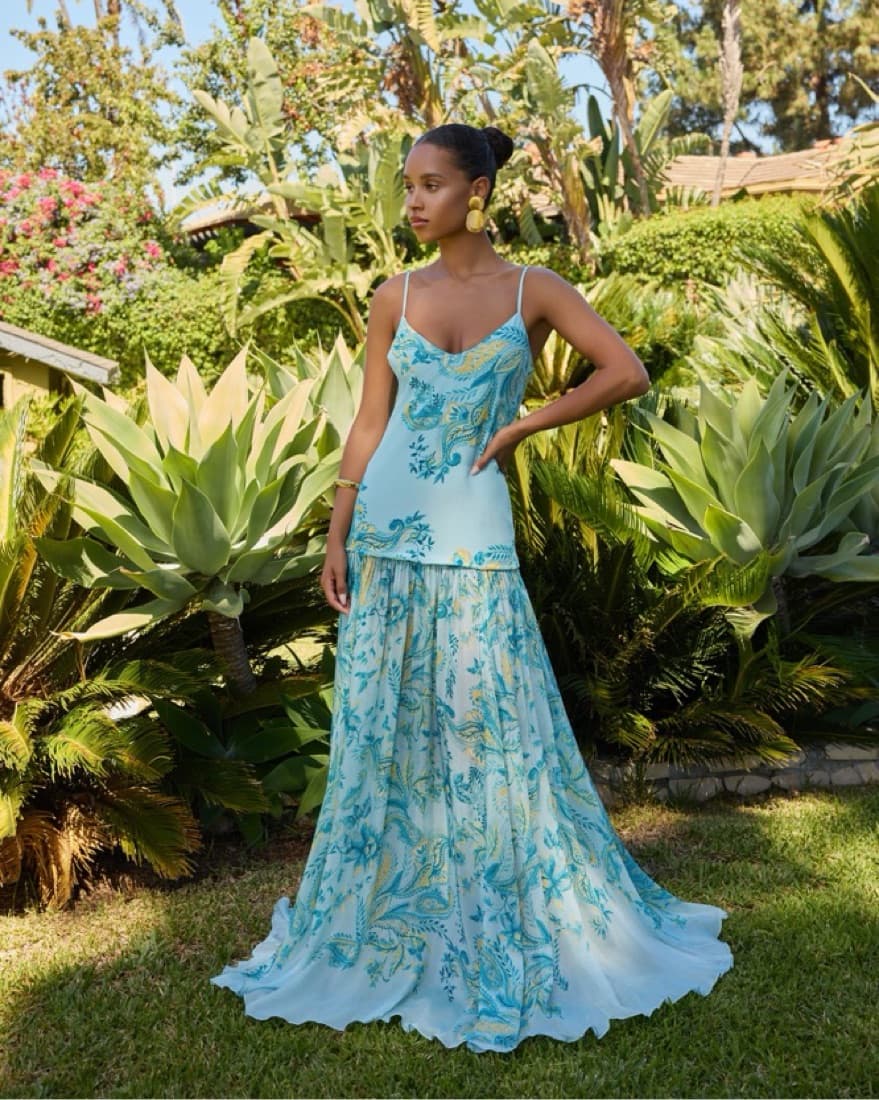 Hemant & Nandita Tropical Maxi Dress by Hemant & Nandita | Pickle