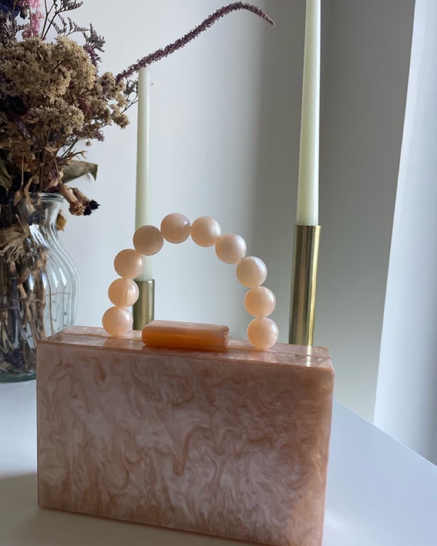 Mother Of Pearl: Formal Clutch/ Bag - Image 3