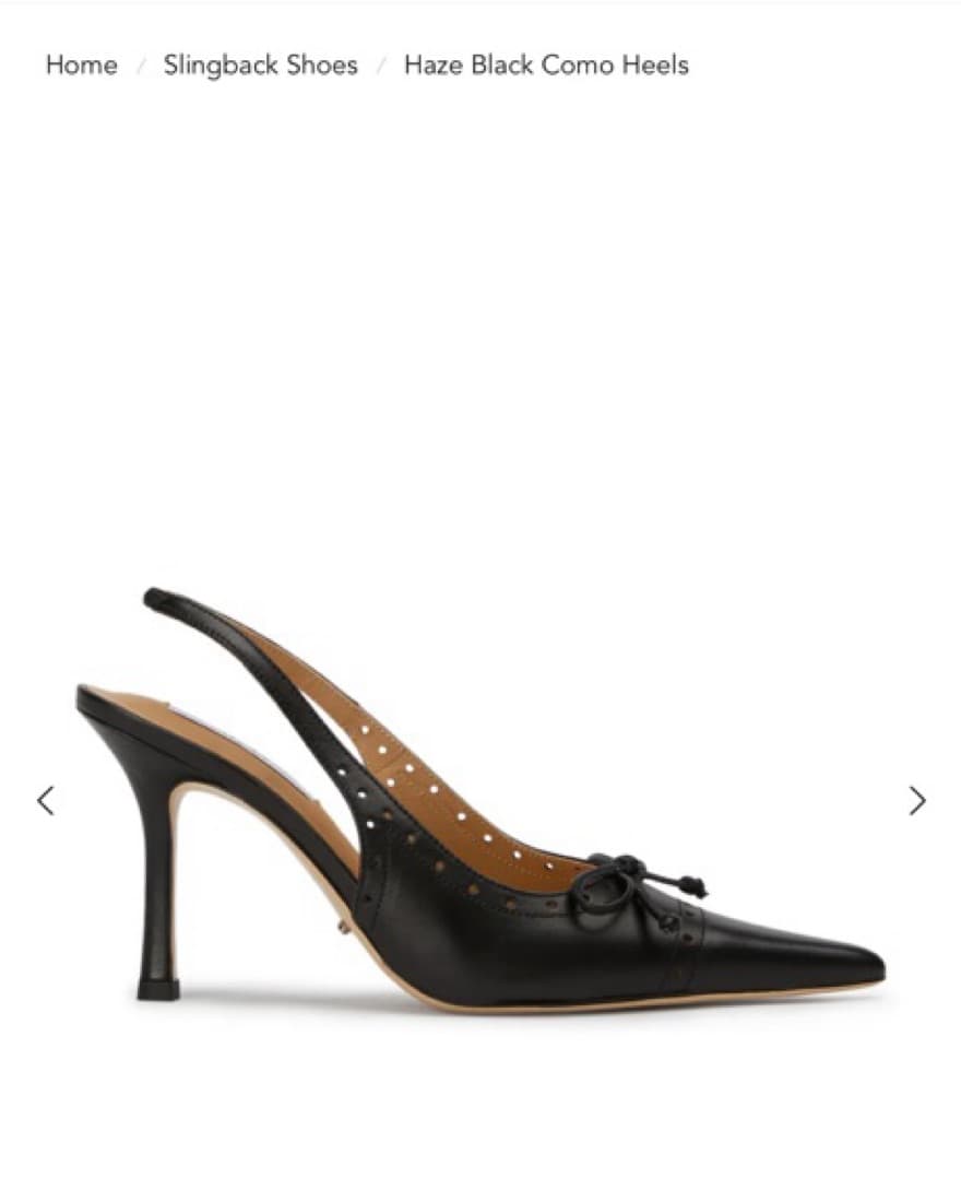 Tony Bianco Balck Bow Heels - Image 1