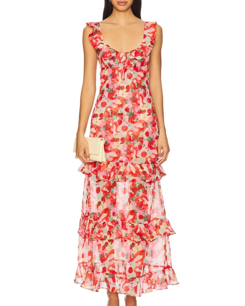 Ambrosia Ruffle Dress And Scarf  - Image 5