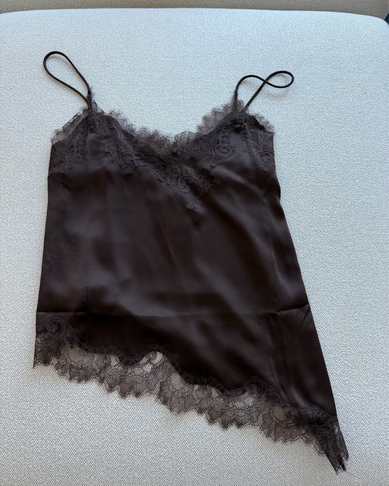 Mango Asymetrical Lace Top - Image 3