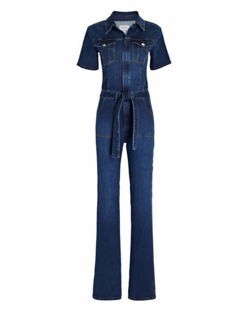Frame Flare de Francoise Denim Jumpsuit - Image 1