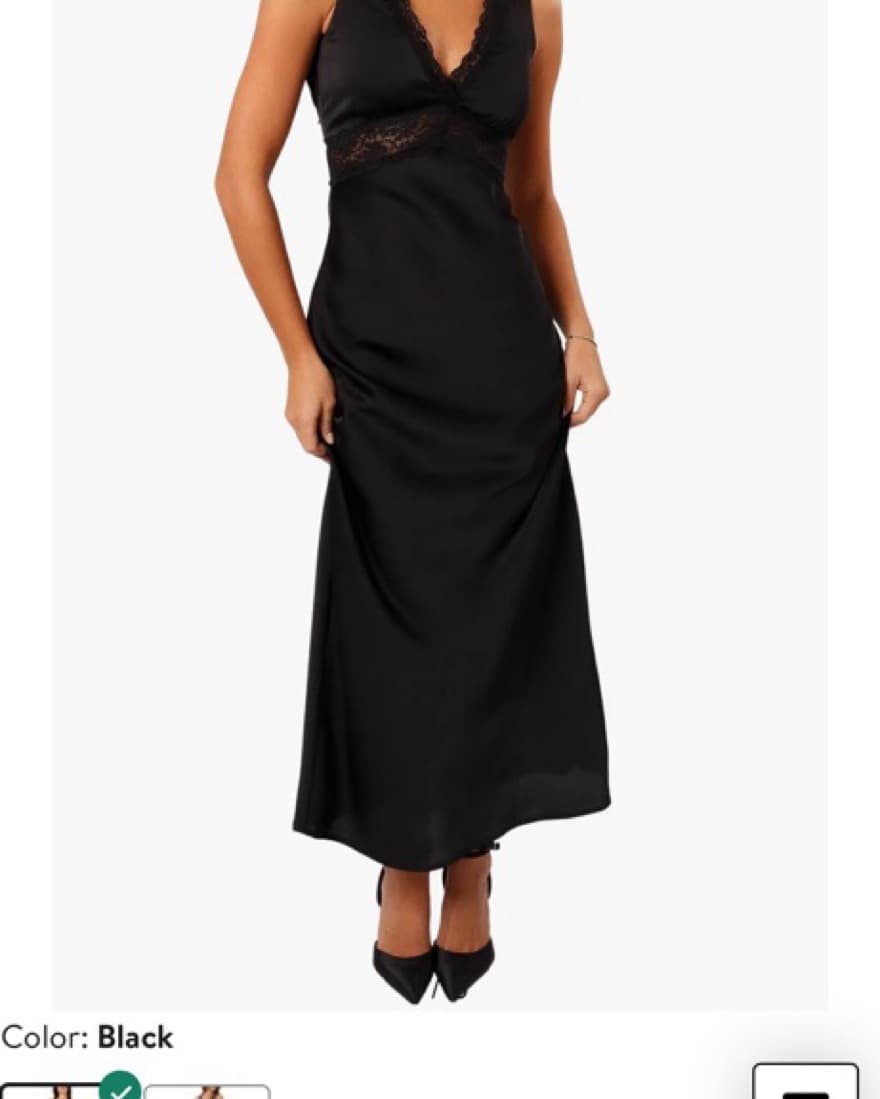 Petal And Pup Satin Maxi Dress - Image 2