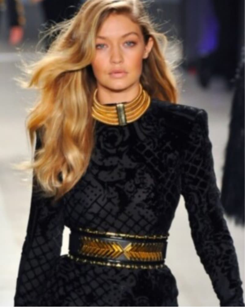 Balmain Hm Black Velvet Top - Image 2