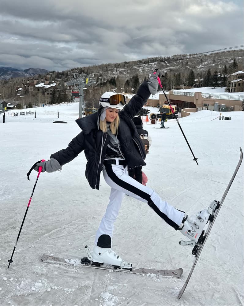 GSOU White Ski Pants XS - Image 5