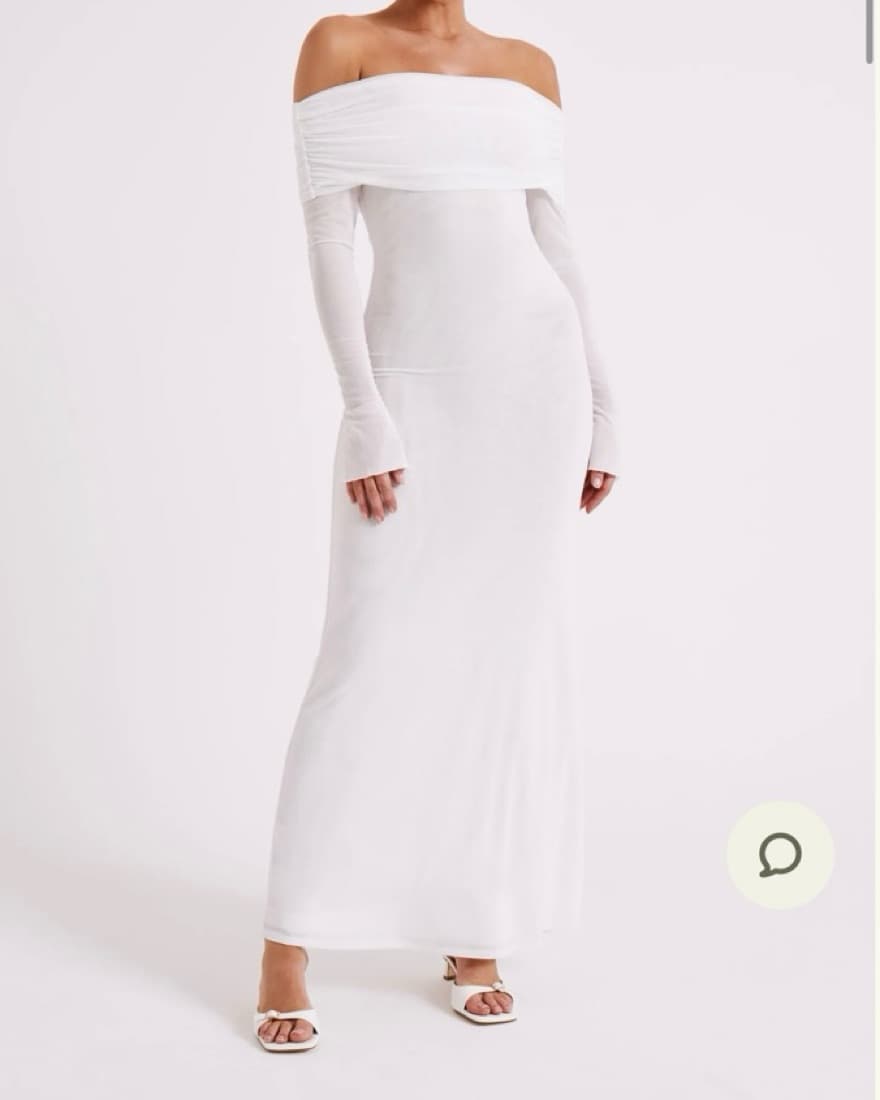  Meshki Ivory Maxi Dress - Image 1