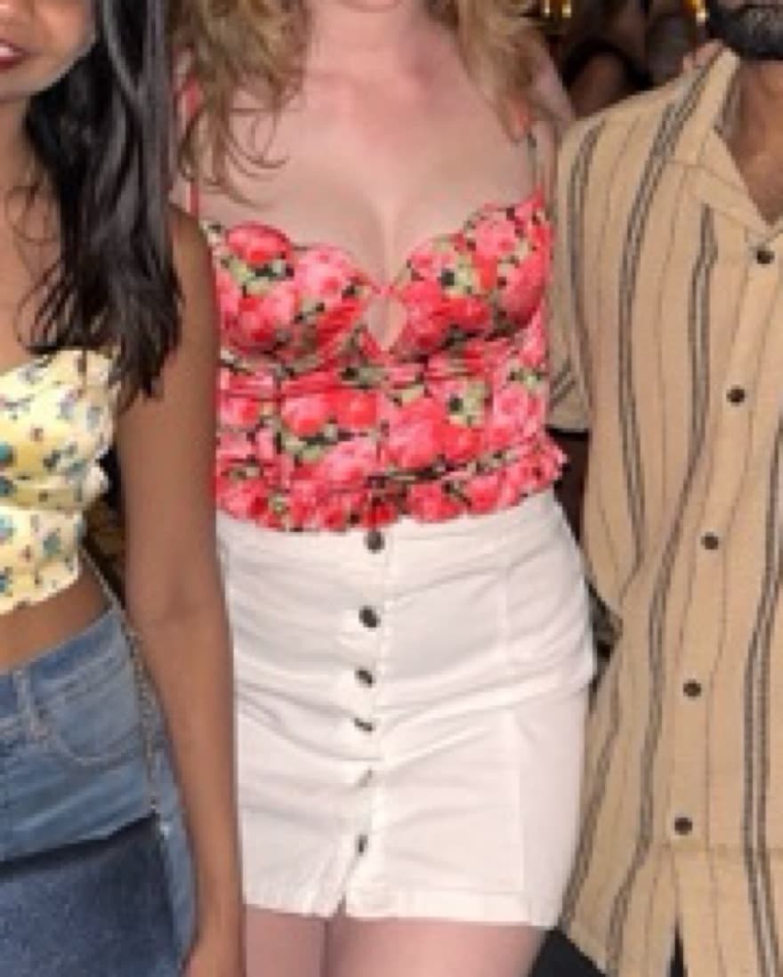Rose Corset Bustier Top - Image 1