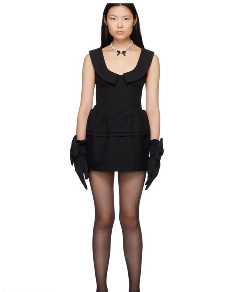 Elegant Black Mini Dress - Image 1