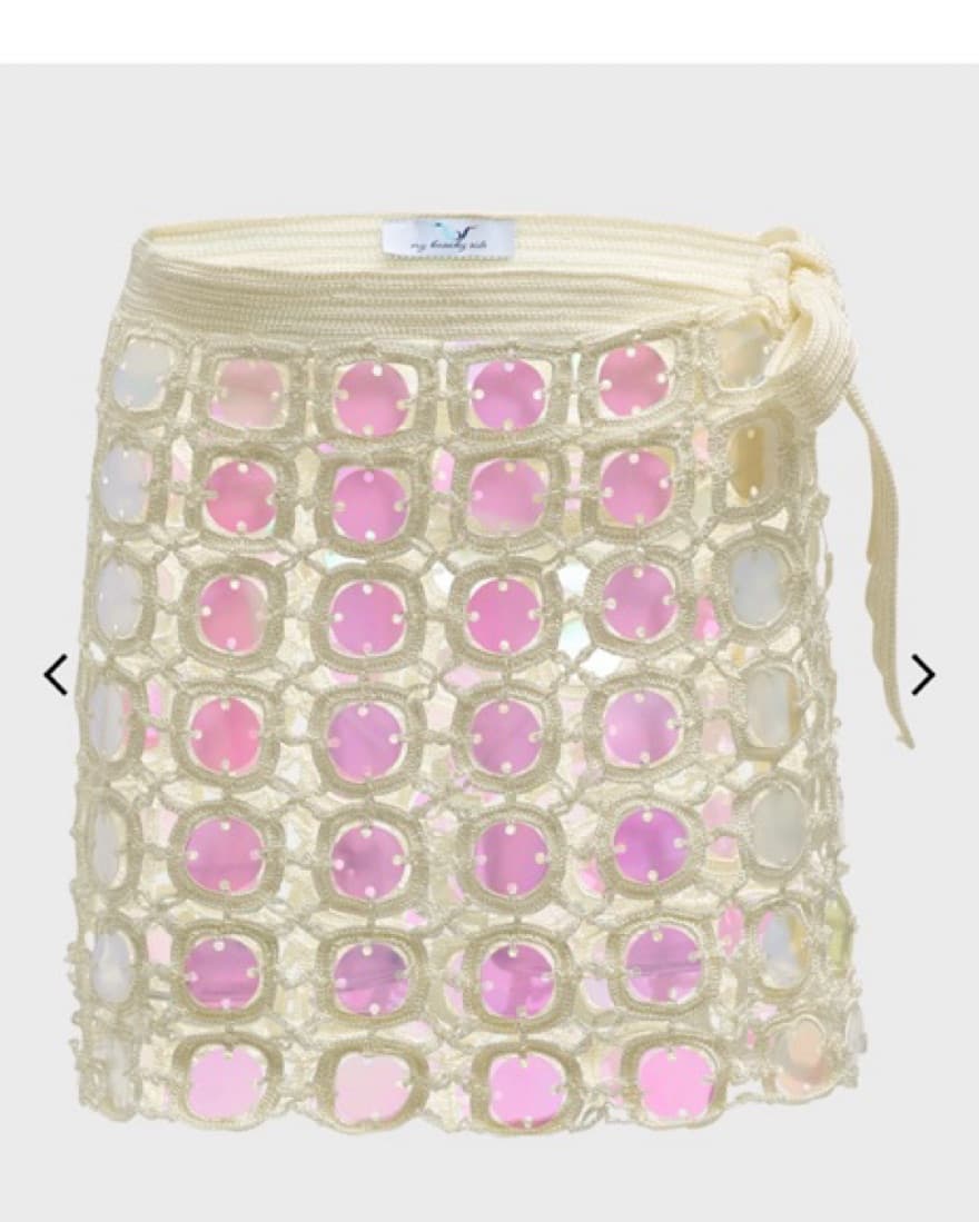 My Beachy Side Crochet Coverup Skirt - Image 3