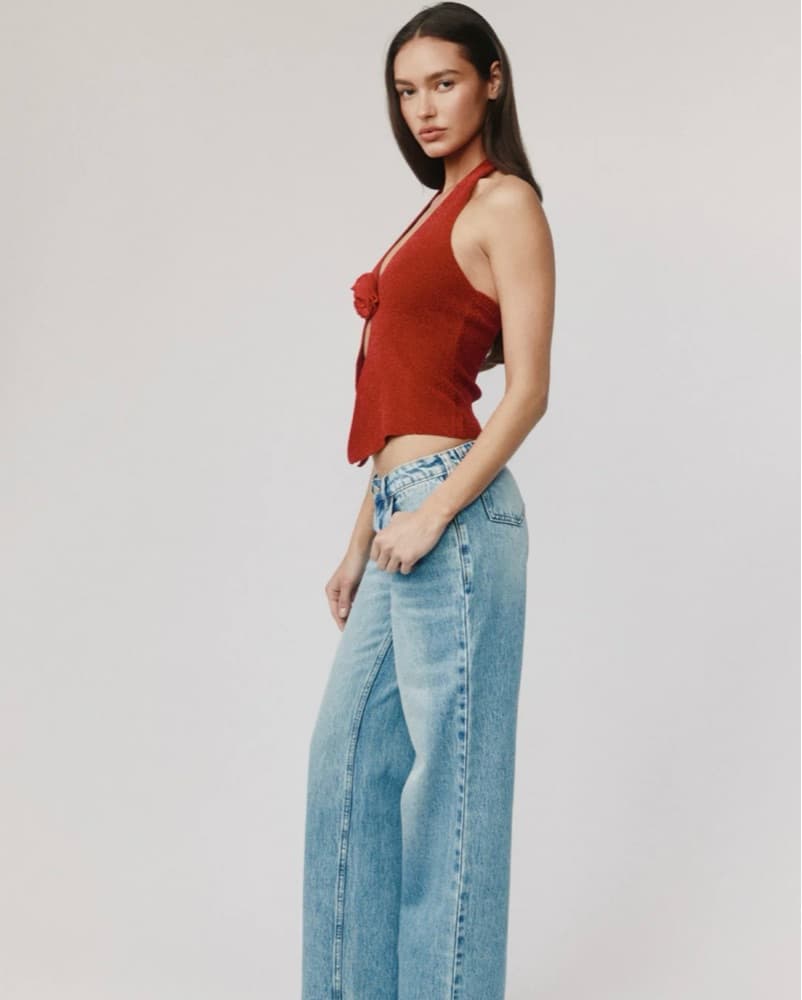 With Jean Rose Top - Image 4