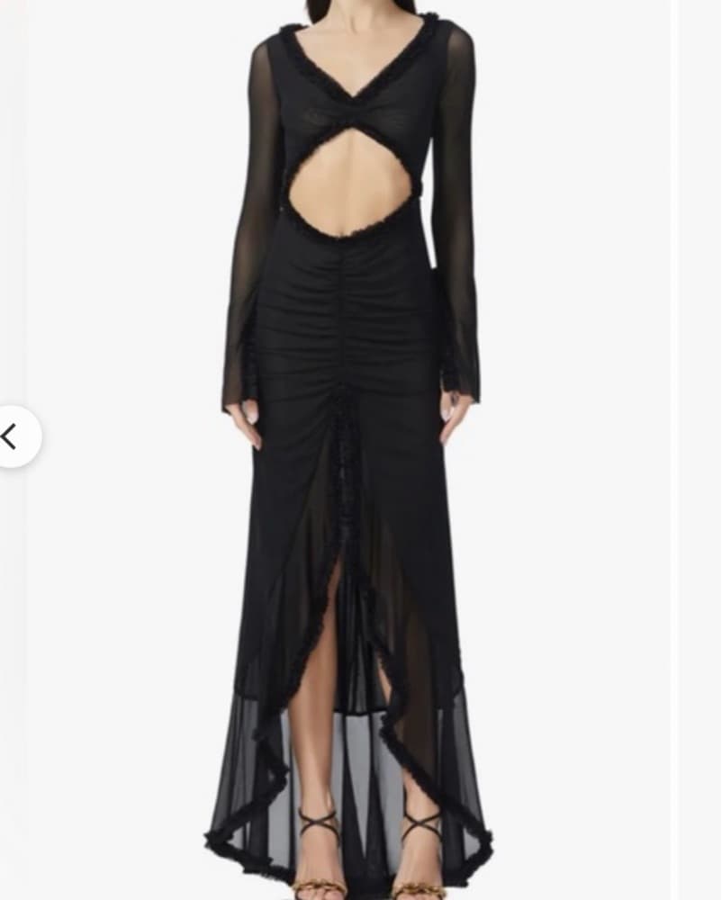Black Cutout Dress - Image 2