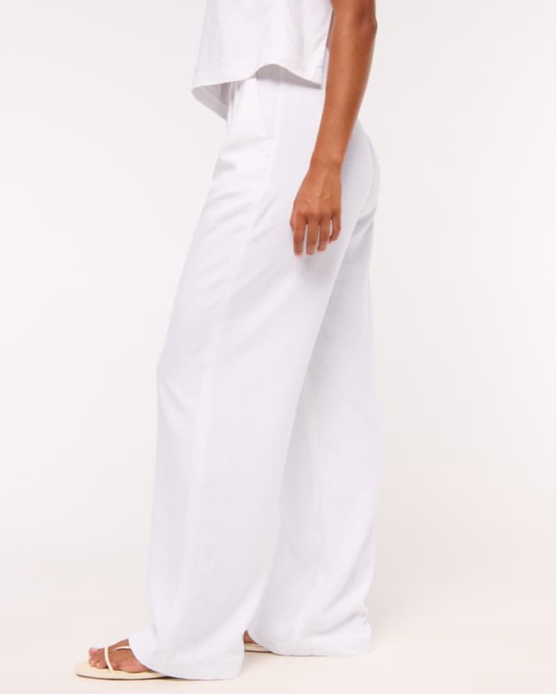 A&F Linen Wide Leg Pant - Image 3