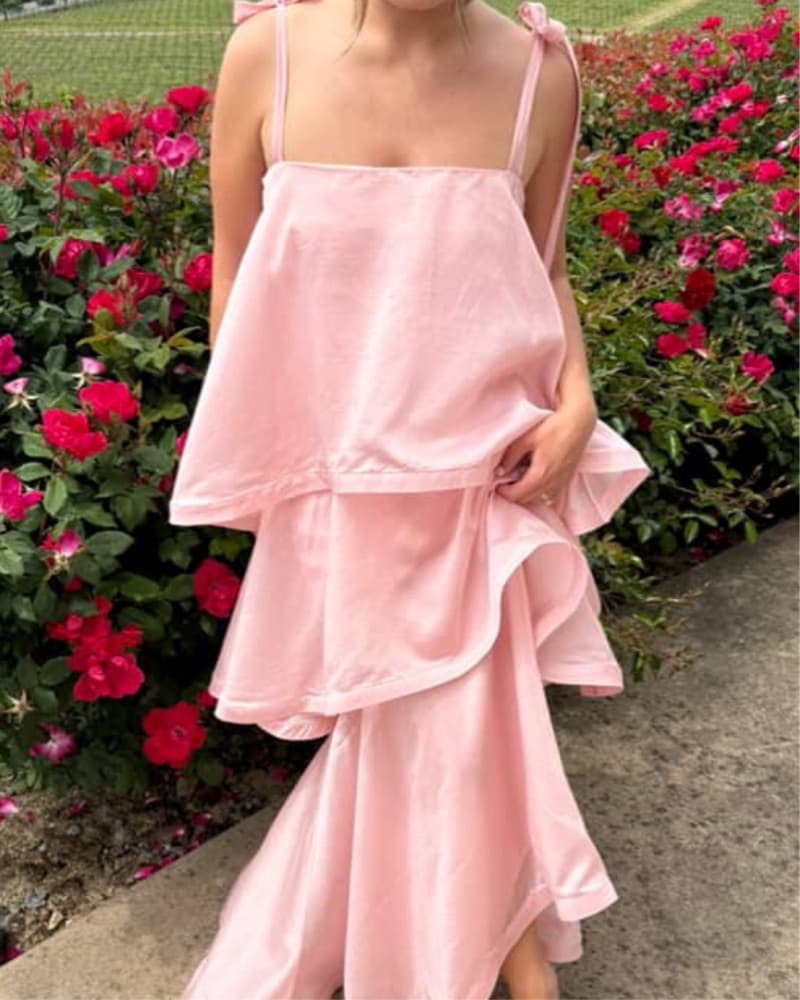 Elliatt Noemi Tiered Voile Maxi Dress - Image 1