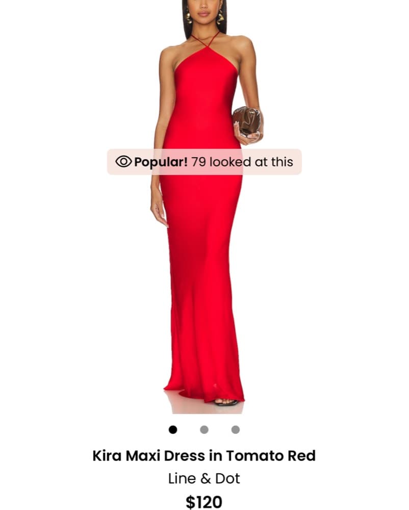 Kira Maxi dress Tomato Red - Image 1