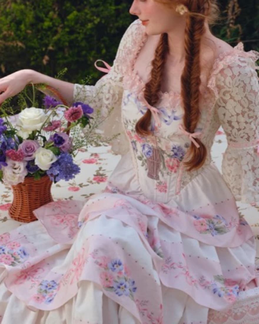 Lacemade Ruffle Corset Dress - Image 3