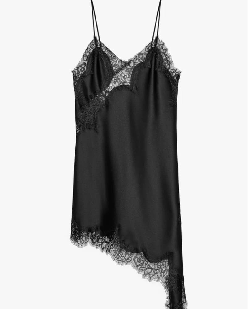 Dramatic Black Lace Midi Dress  - Image 2