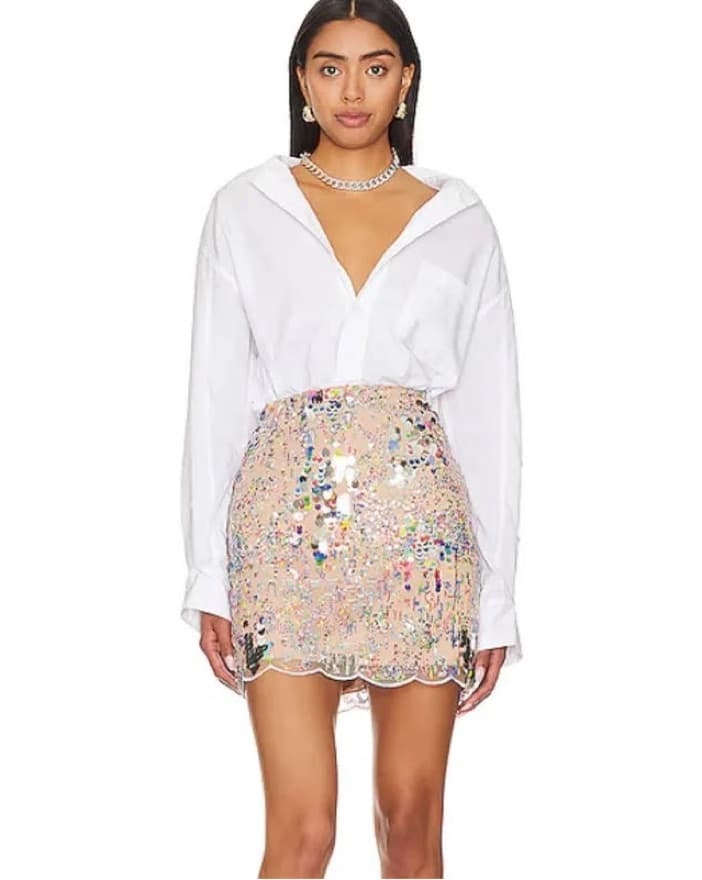 Milly Sequin Skirt - Image 1