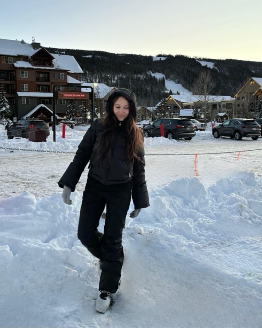 Black Ski Jacket + Pants - Image 1