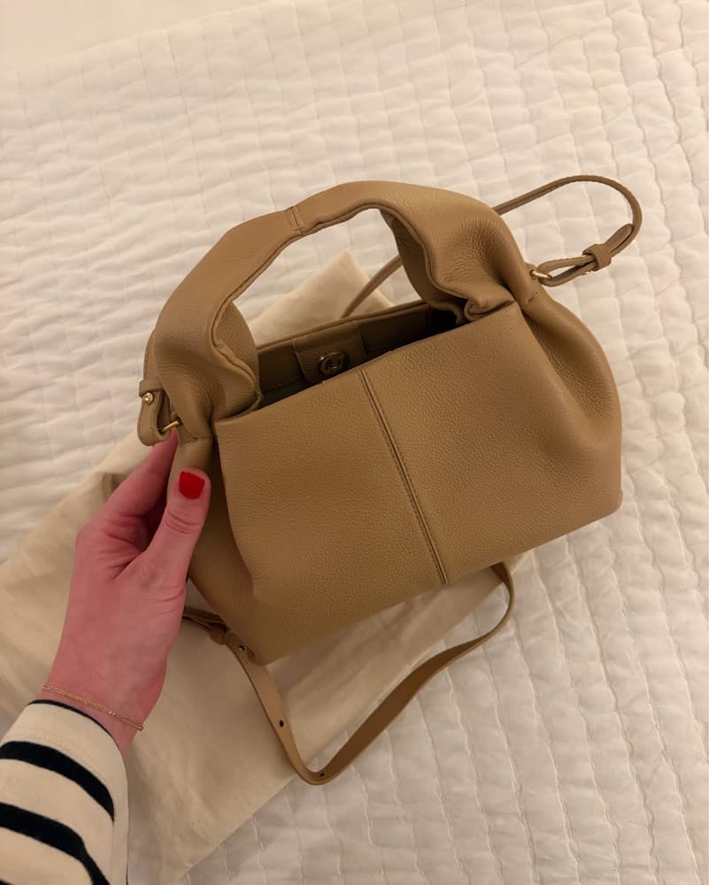 Polene Numéro Neuf Mini Tan Leather Bag - Image 2