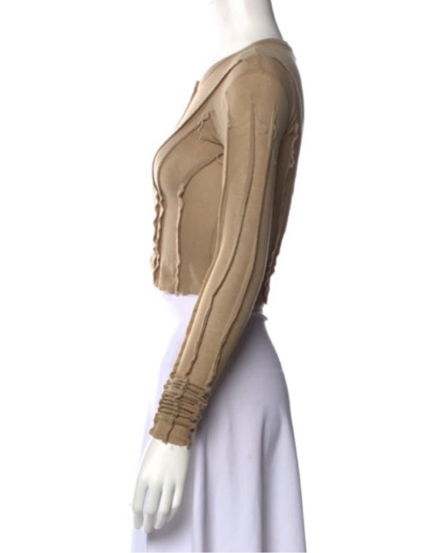 Sami Miro Vintage Neutral Crop Top - Image 3