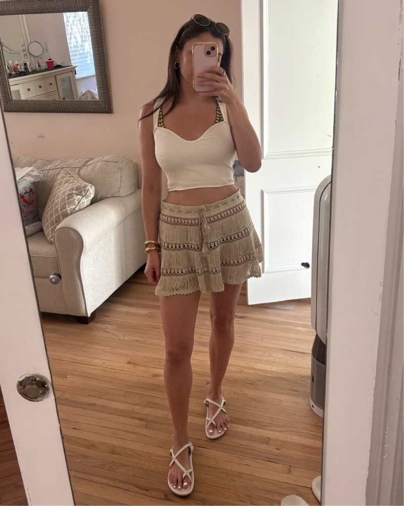 My Beachy Side Chrochet Mini Skirt  - Image 6