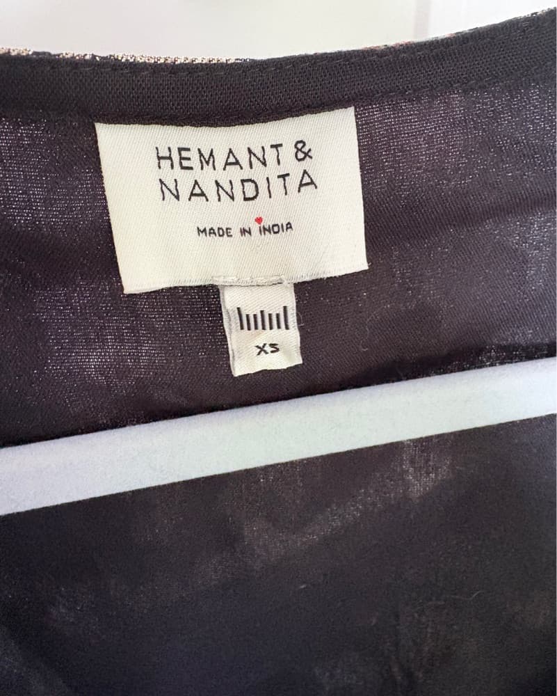 Hemant & Nandita Long sleeve dress XS - Image 4