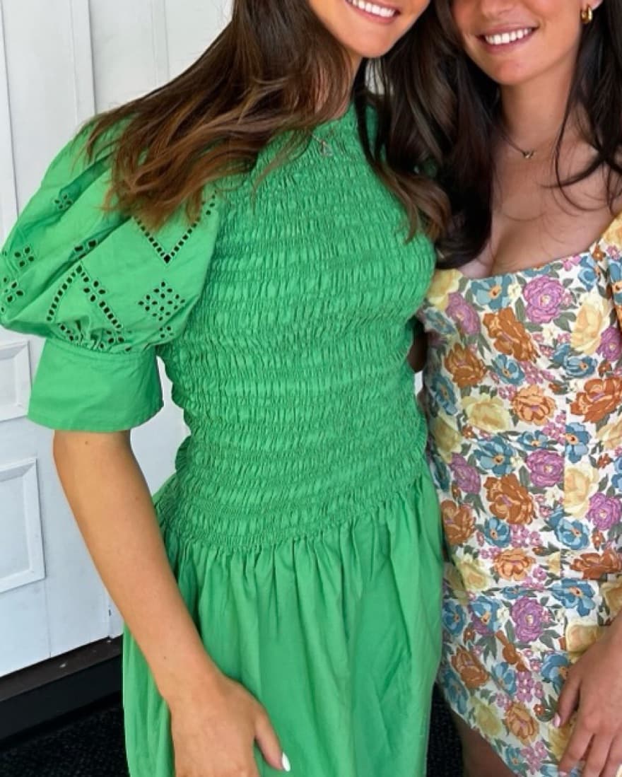 Ganni Green Midi Dress - Image 4