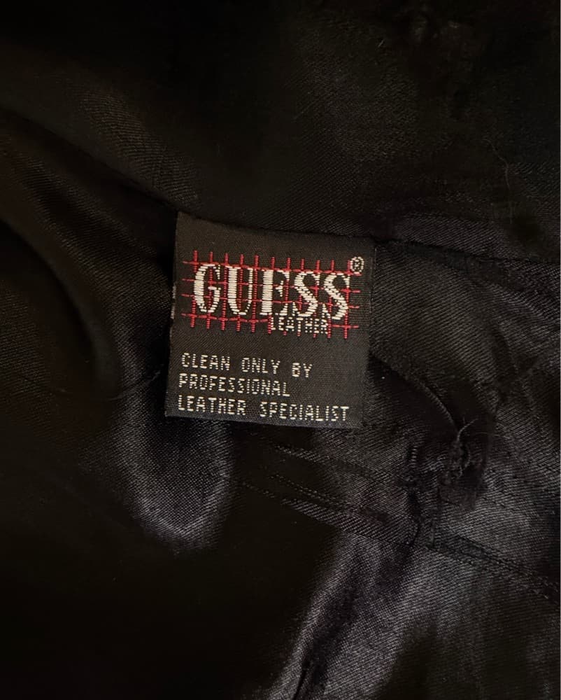 Vintage Guess Leather Jacket  ✨ Rare  - Image 4